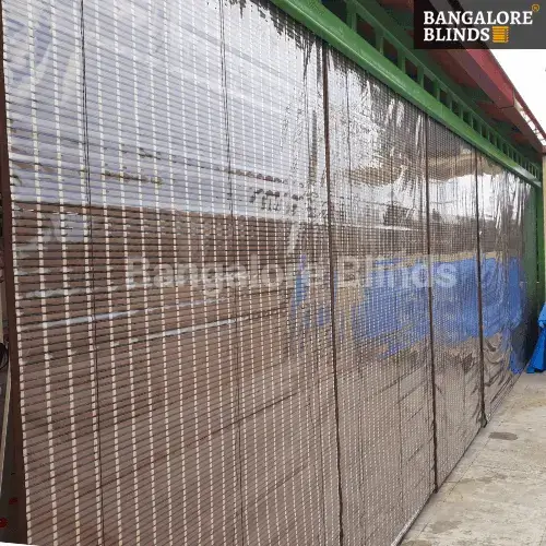 PVC Blinds with Transparent sheet in Bengaluru
